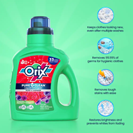 Orix Pure Clean Liquid Detergent (Rose & Lavender) 1000ml