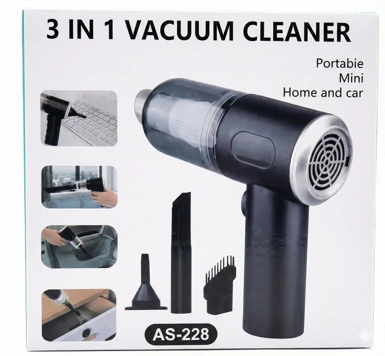 3 In 1 Car Vacuum Cleaner